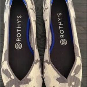 Rothy's Women's Ash Gray Camouflage Flats